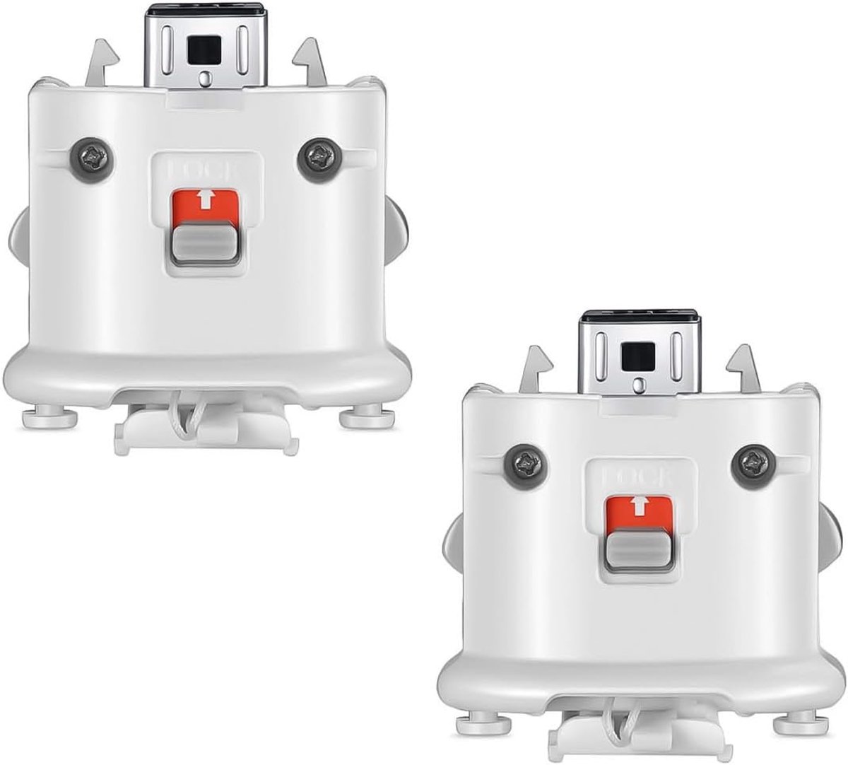 Motion Plus Adapter voor Wii - 2 Pack - Externe bewegingssensor - Verbeterde controle - SnelShoppen