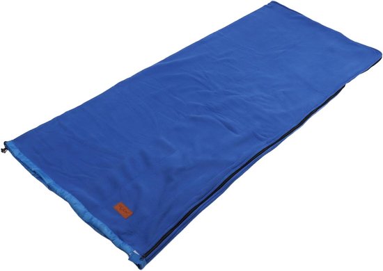 Slaapzak Liner Fleece - Binnenhoes Dekbed - Kamperen en Reizen - Extra Dikke Fleece - Groot formaat - Groen — afbeelding 3