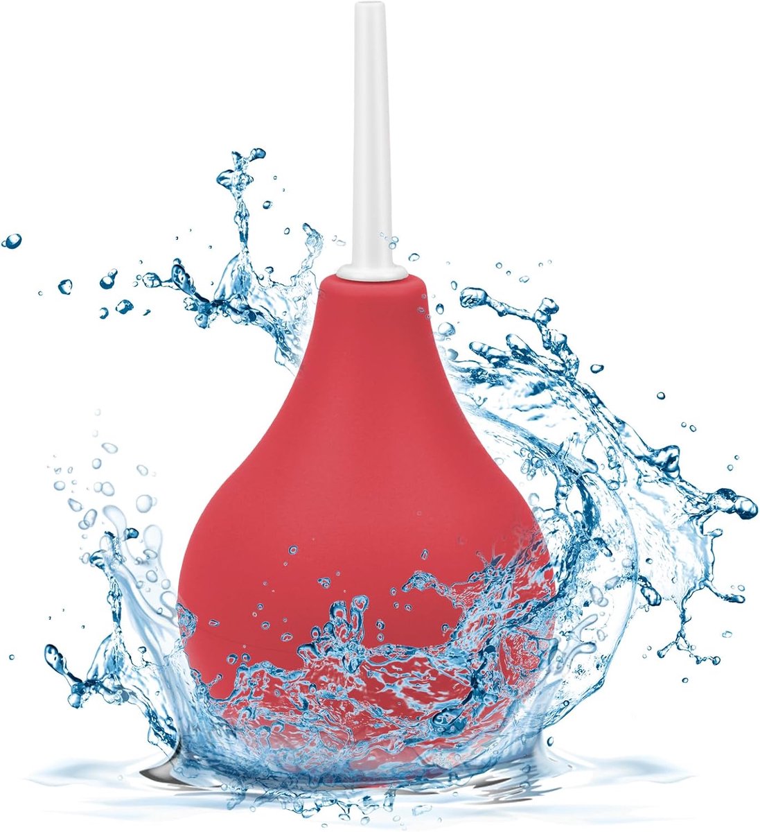 Enema bulb douche 224ML - silicone anal douche - ergonomisch ontwerp - reiniging bij obstipatie - SnelShoppen