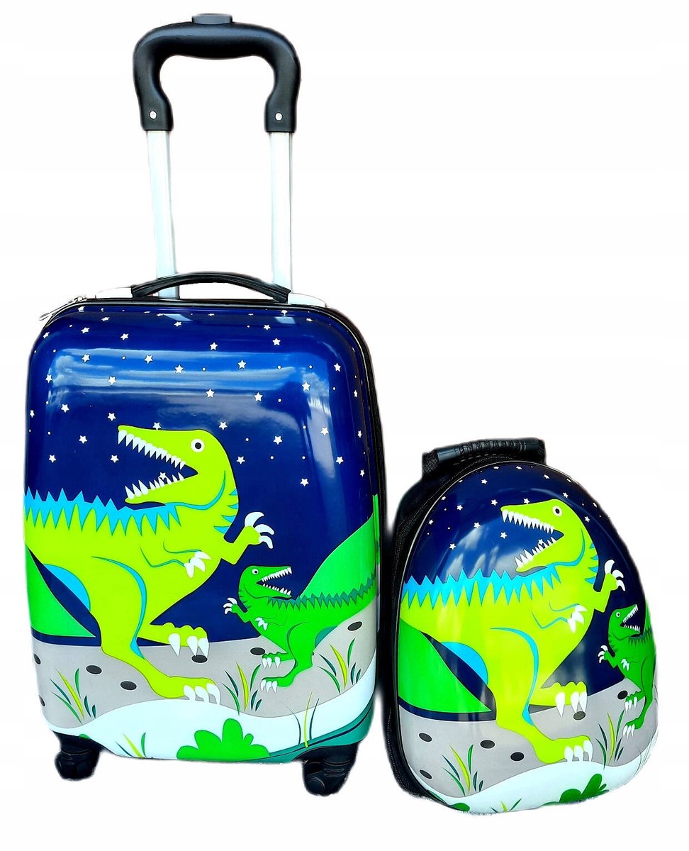 Dino Kinderkoffer Cabinebagage + Rugzak