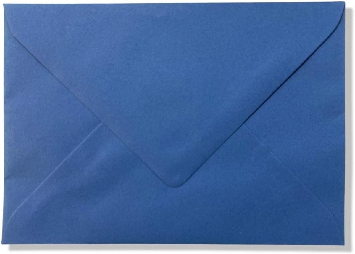 C6 Enveloppen 162x114mm - Luxe Blauw - 100 GSM - Perfect voor zakelijke verzending - ShopVlot