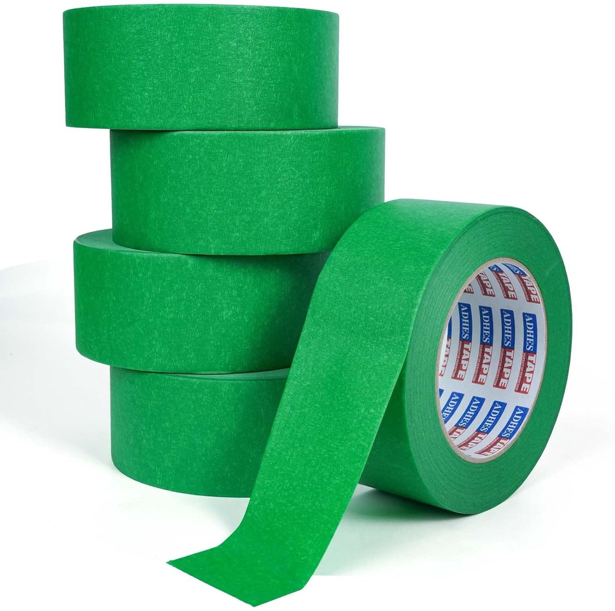 Maskingtape 48 mm x 50 m - Groene crepe papier - UV-bestendig - Voor scherpe lijnen bij schilderen - ShopVlot