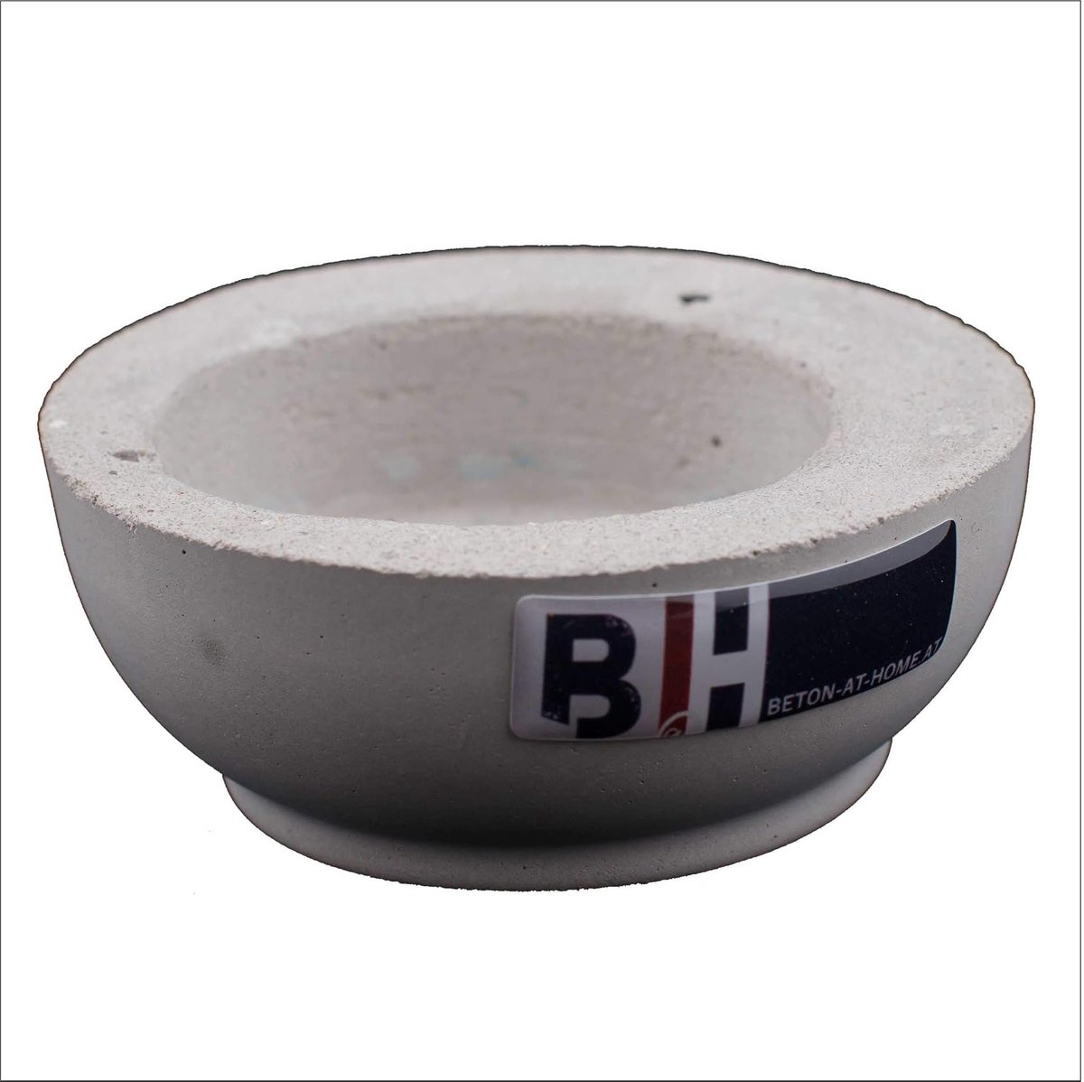 Kaarsenhouder tealight 3 cm - beton - asymmetrisch design - sfeervolle verlichting - ShopVlot