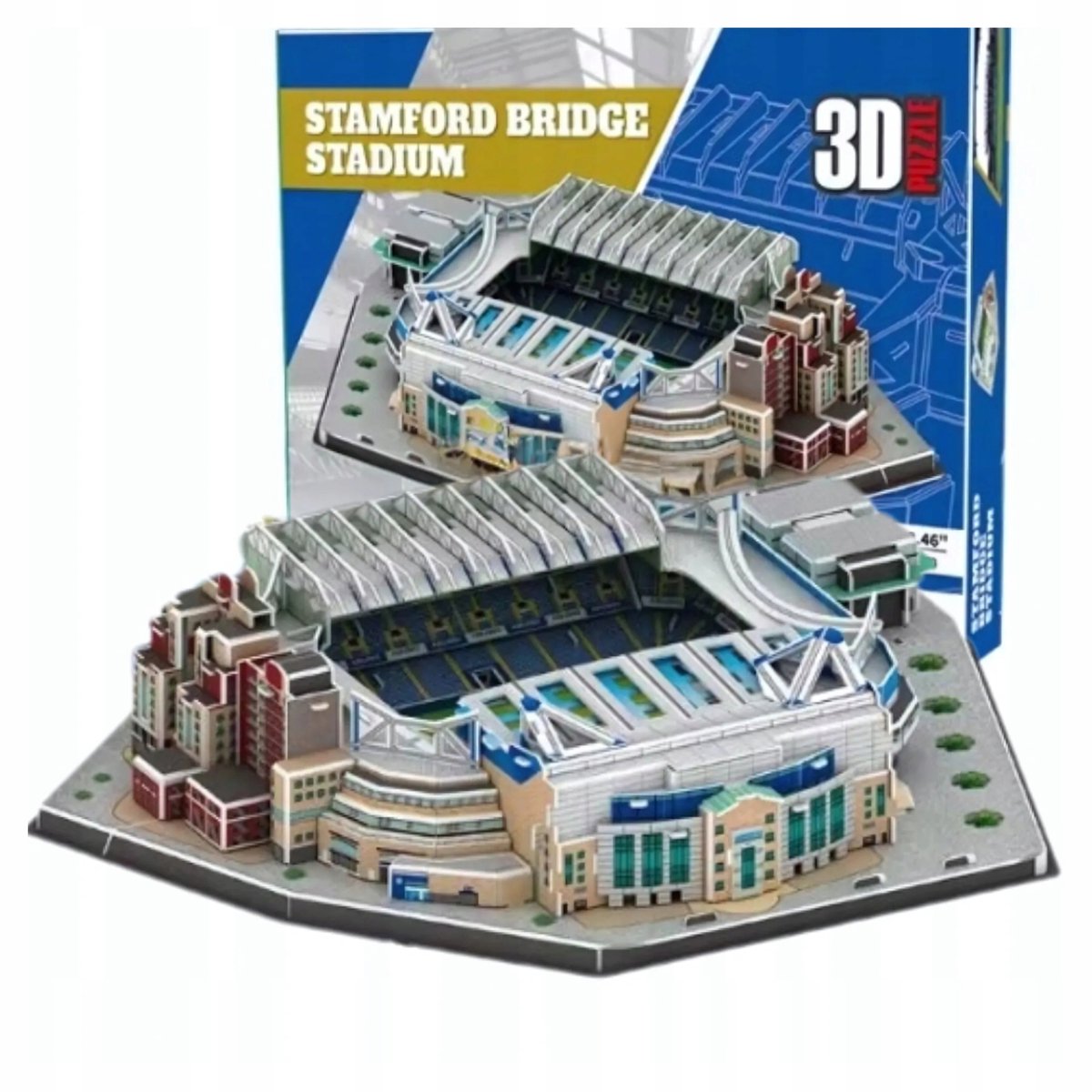 3D Puzzel Stamford Bridge Stadion Chelsea - 108 Elementen