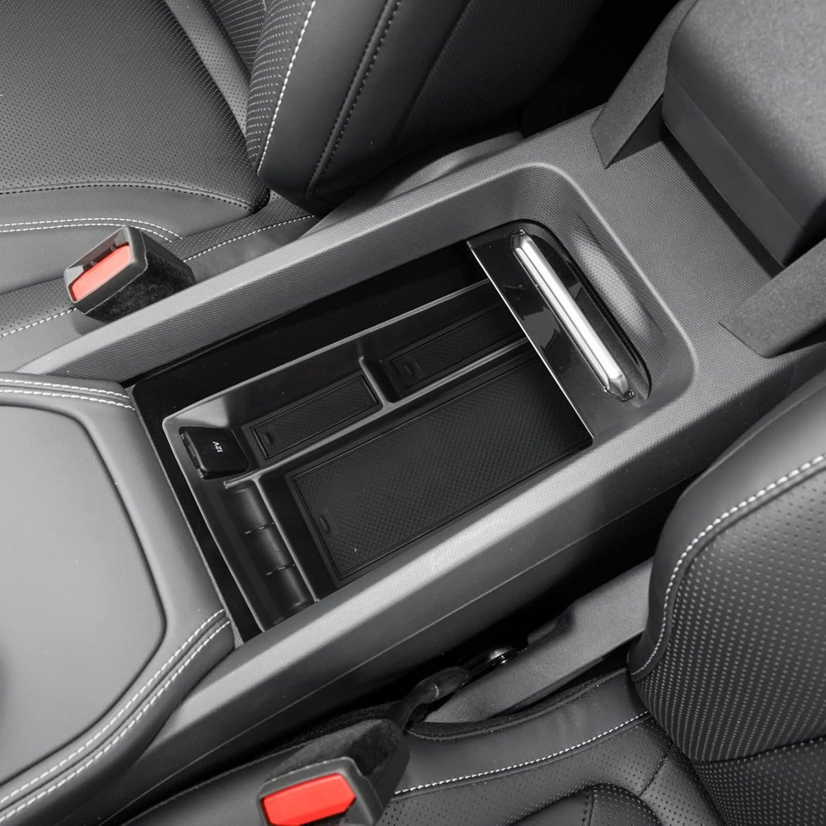 Opbergdoos voor Ford Mustang Mach-E 2021-2024 - Organiser armsteun - Verbeterde opslagruimte - ShopVlot