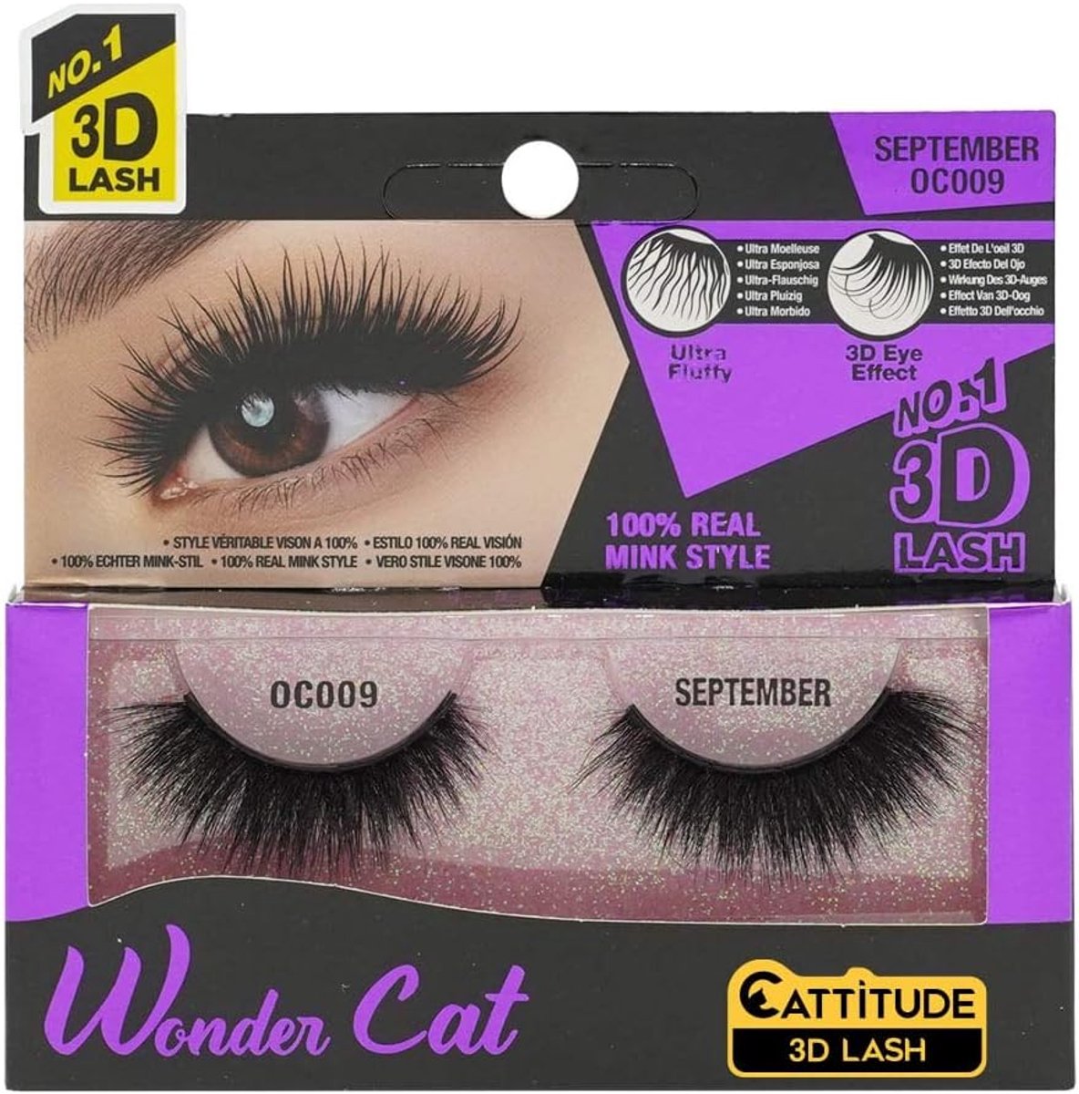 Wimpers 3D Cat Eye - Premium kwaliteit - Cattitude stijl - Versterkt natuurlijke schoonheid - ShopVlot