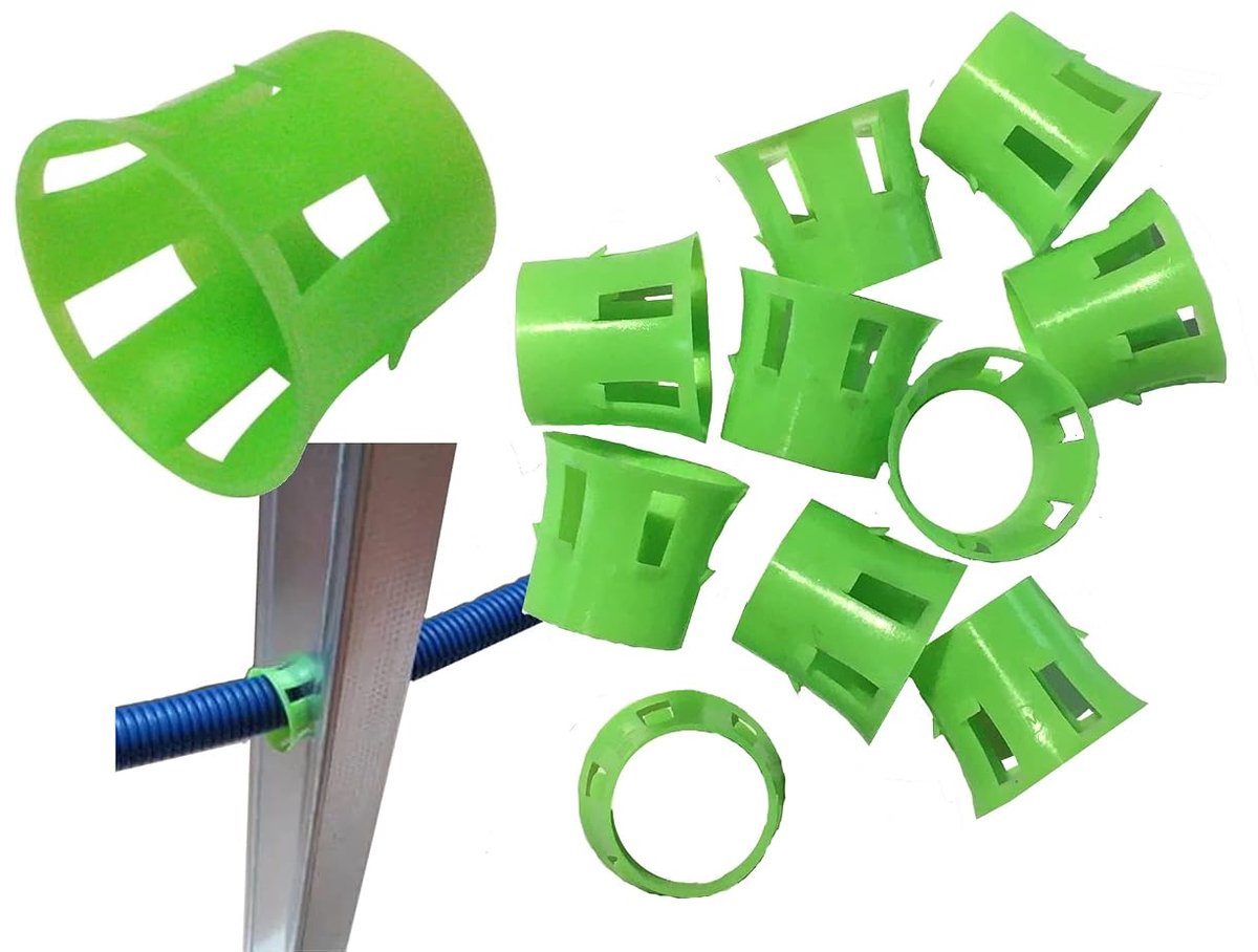PVC manchet 50 x - voor eenvoudige verplaatsing van pakketten - ideaal voor aluminium profielen - ShopVlot
