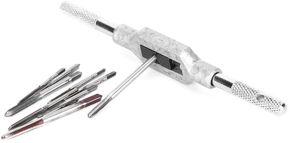 M1-M3.5 Schroefboor, mini schroefboor voor machine (11-delige mini-kraanset),Tikken en sterven set