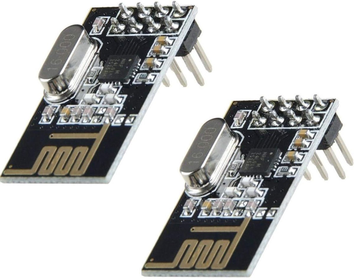 2pcs NRF24L01 2.4GHz Wireless Transceiver Module For Microcontroller