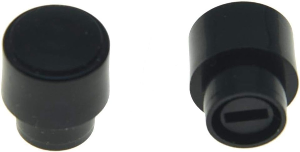 Set van 2 zwarte barrel schakelaar tip 3-weg of 4-weg pickup selector schakelaar knoppen voor USA Tele/Telecaster