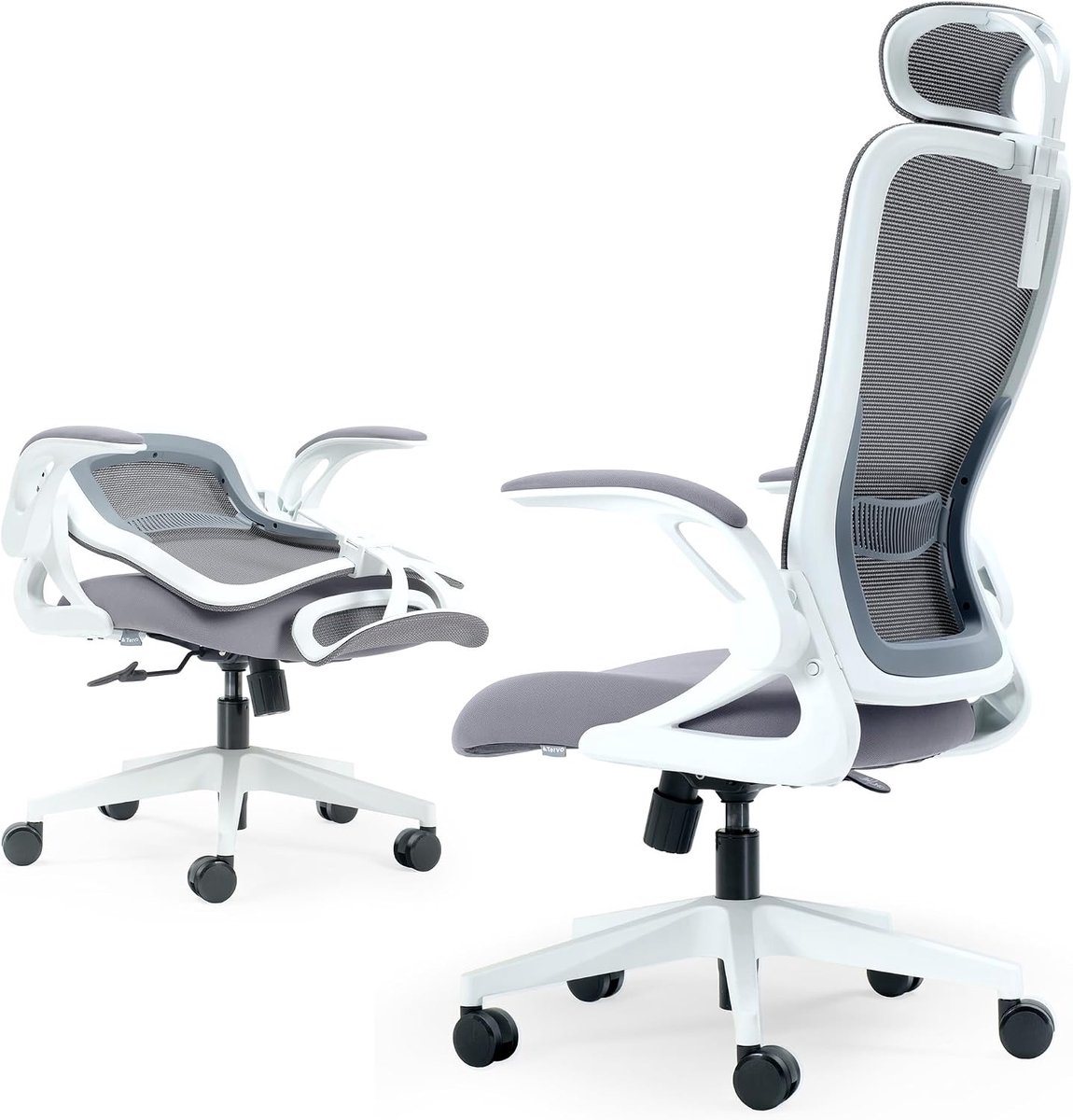 Model U | Opvouwbare bureaustoel voor kleine ruimtes | Ergonomisch ontwerp met hoge rebound mesh | Computer bureaustoel voor gaming | Voor volwassenen en kinderen | Opvouwbaar & Compact met