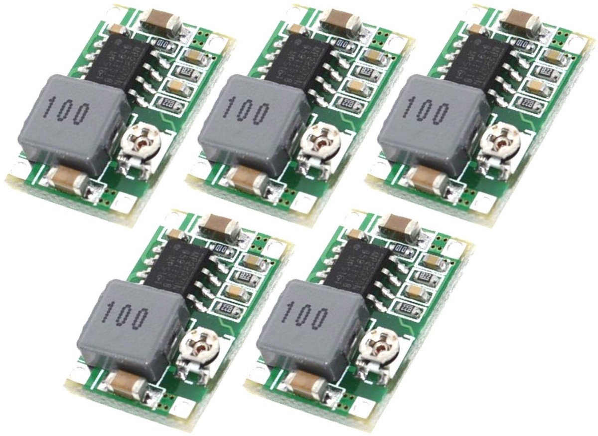 5pcs Mini360 Mini-360 DC-DC Adjustable Buck Converter Step Down Power Supply Module Ultra-Small