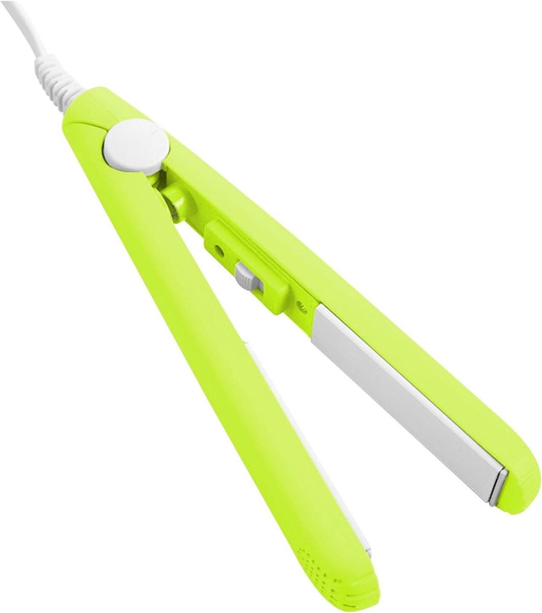 Mini Krultang Stijltang - Haarstyling Tool - Snel Haar Stylen - 2-in-1 Functionaliteit - 17 cm - Wit