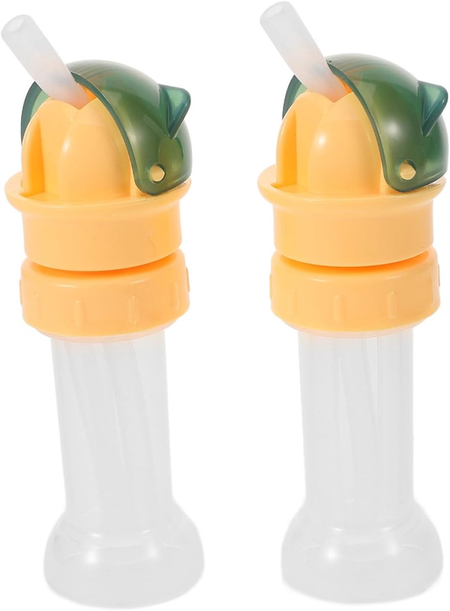 2 stuks, waterfles, rietje, deksel, rietje, flessenschenktuit, draagbare flessendeksel, opbergdeksel voor flessen, reservedeksel