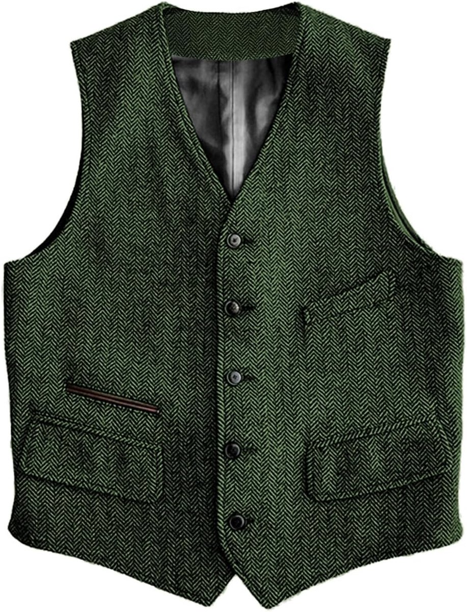 Wollen kostuumvest, formeel, regular fit, gilet voor bruiloft, gilet
