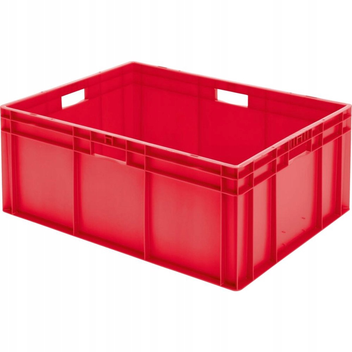 Transportkrat Rood 800x600x320 mm - Stevig en Voedselveilig