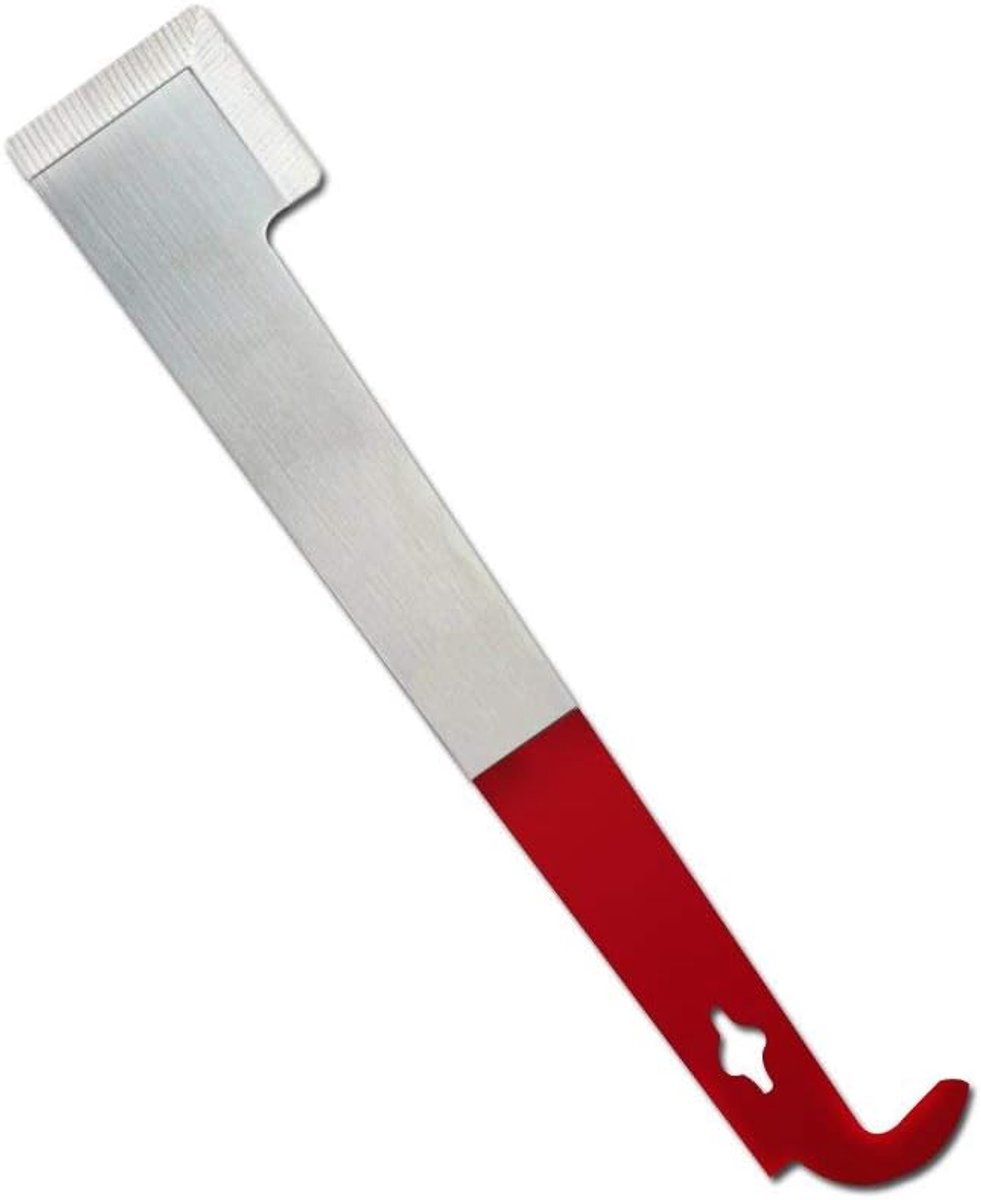 Bijenkorf gereedschap - 26,7 cm - roestvrij staal - bijenkorf frame lifter en schraper - ShopVlot
