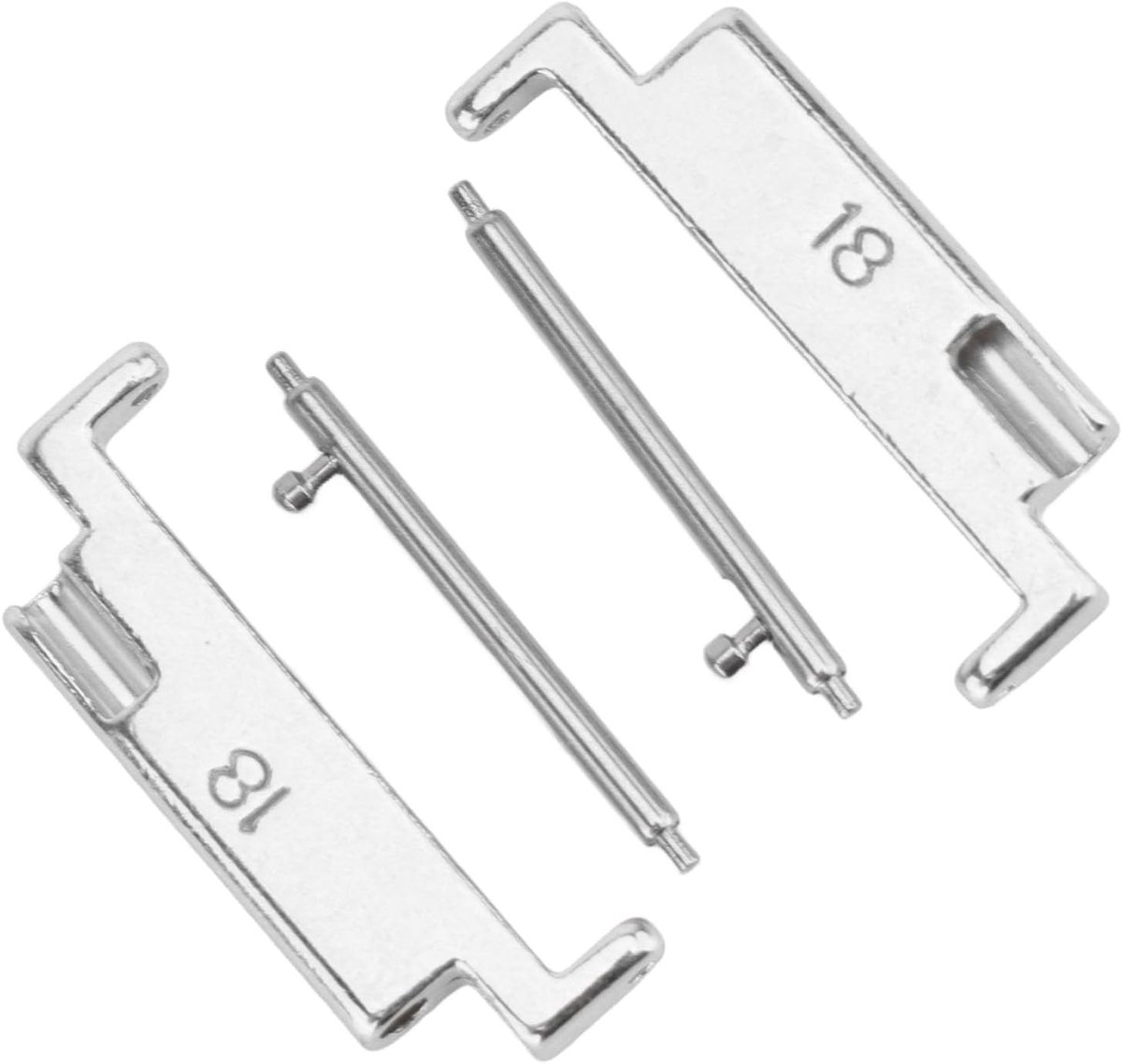 Watch band adapter 18-22mm - roestvrij staal - perfect voor slimme horloges - vervang je band eenvoudig - ShopVlot