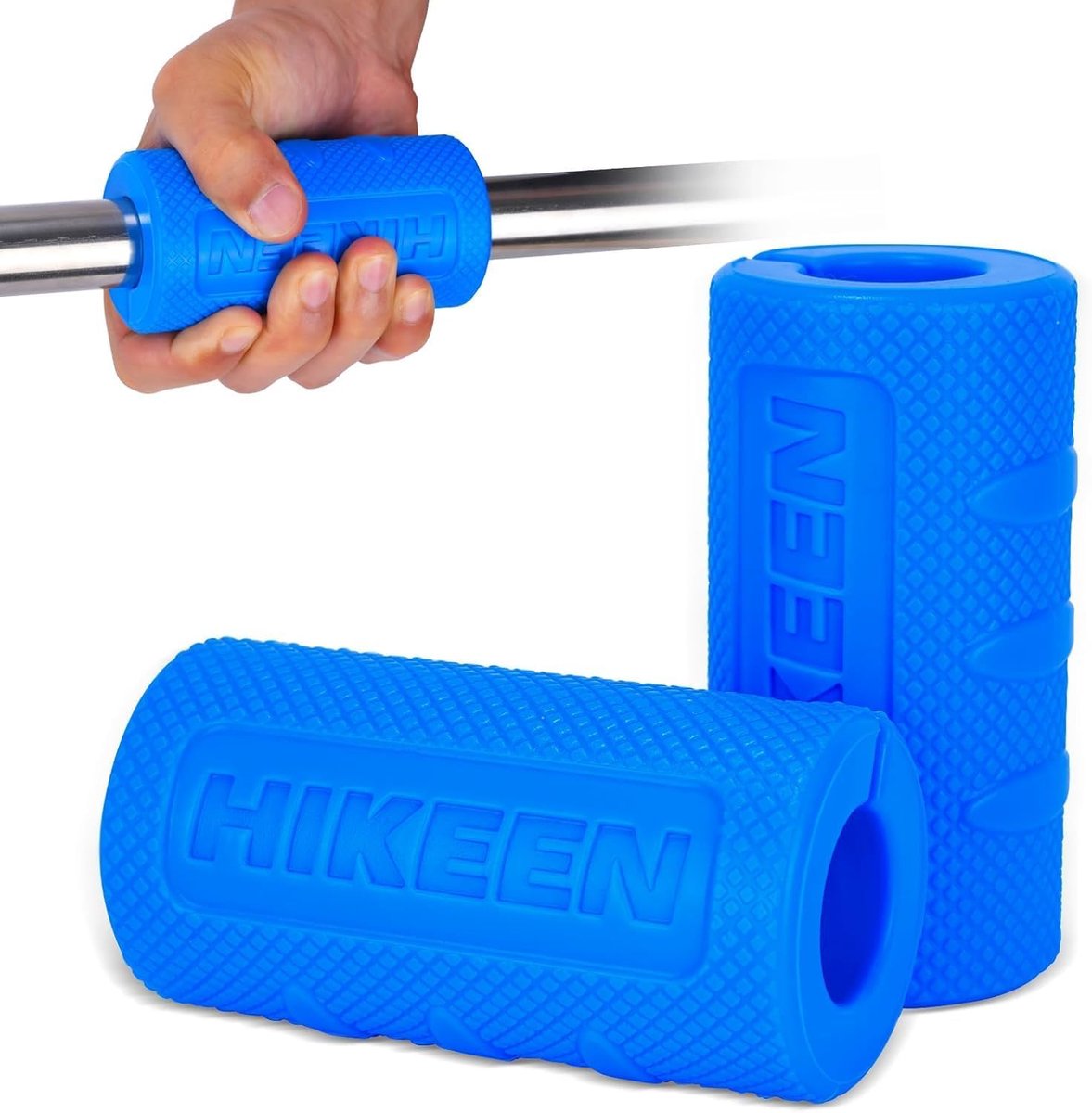 Haltergrepen 2 stuks - Dikke halteradapter - Verhoog spiermassa - Voor krachttraining - ShopVlot