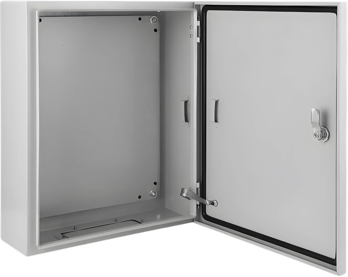 Elektrische Aansluitdoos IP66 51x40x15 cm - Waterdichte Stalen Behuizing met Slot - Voor Buitenmontage