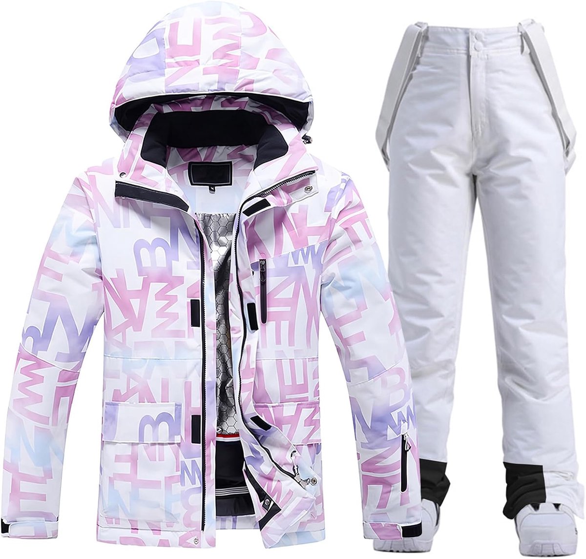 Skikostuum Dames 10.000 mm - Ademend - Winddicht - Ideaal voor Skiën - ShopVlot