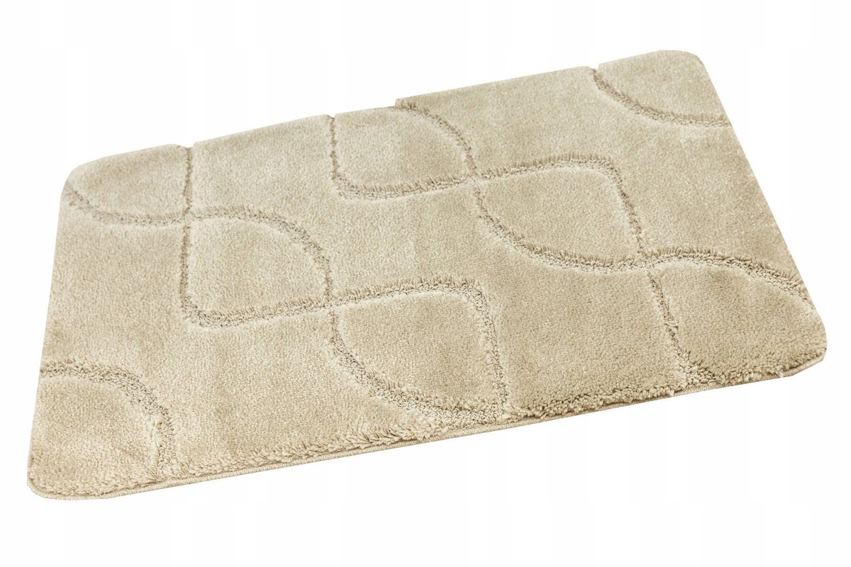 Zachte Beige Badmat 50x80 cm - Antislip & Wasbaar