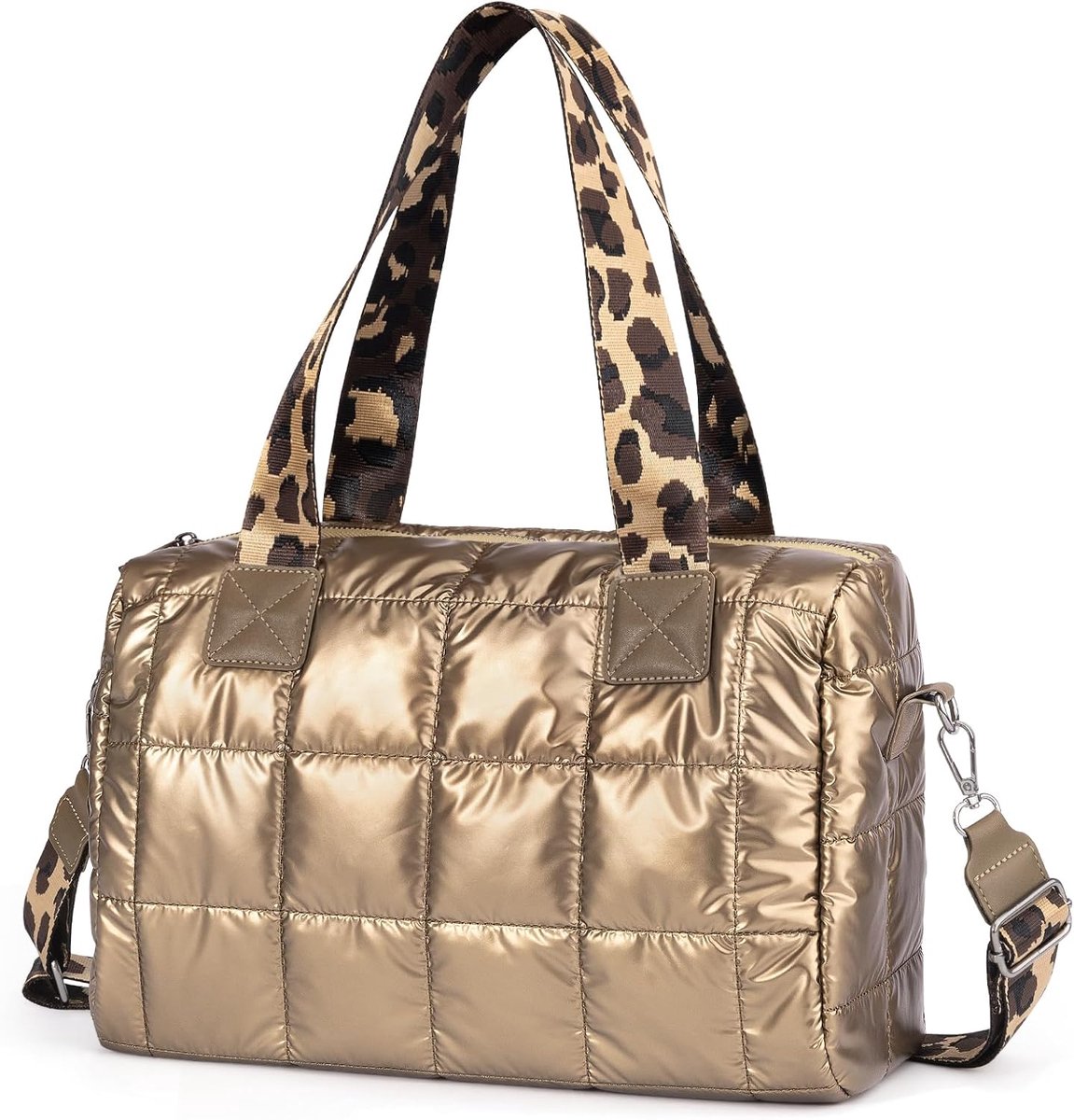 Crossbody tote bag - gewatteerd - puffer stijl - ideaal voor dagelijks gebruik - ShopVlot