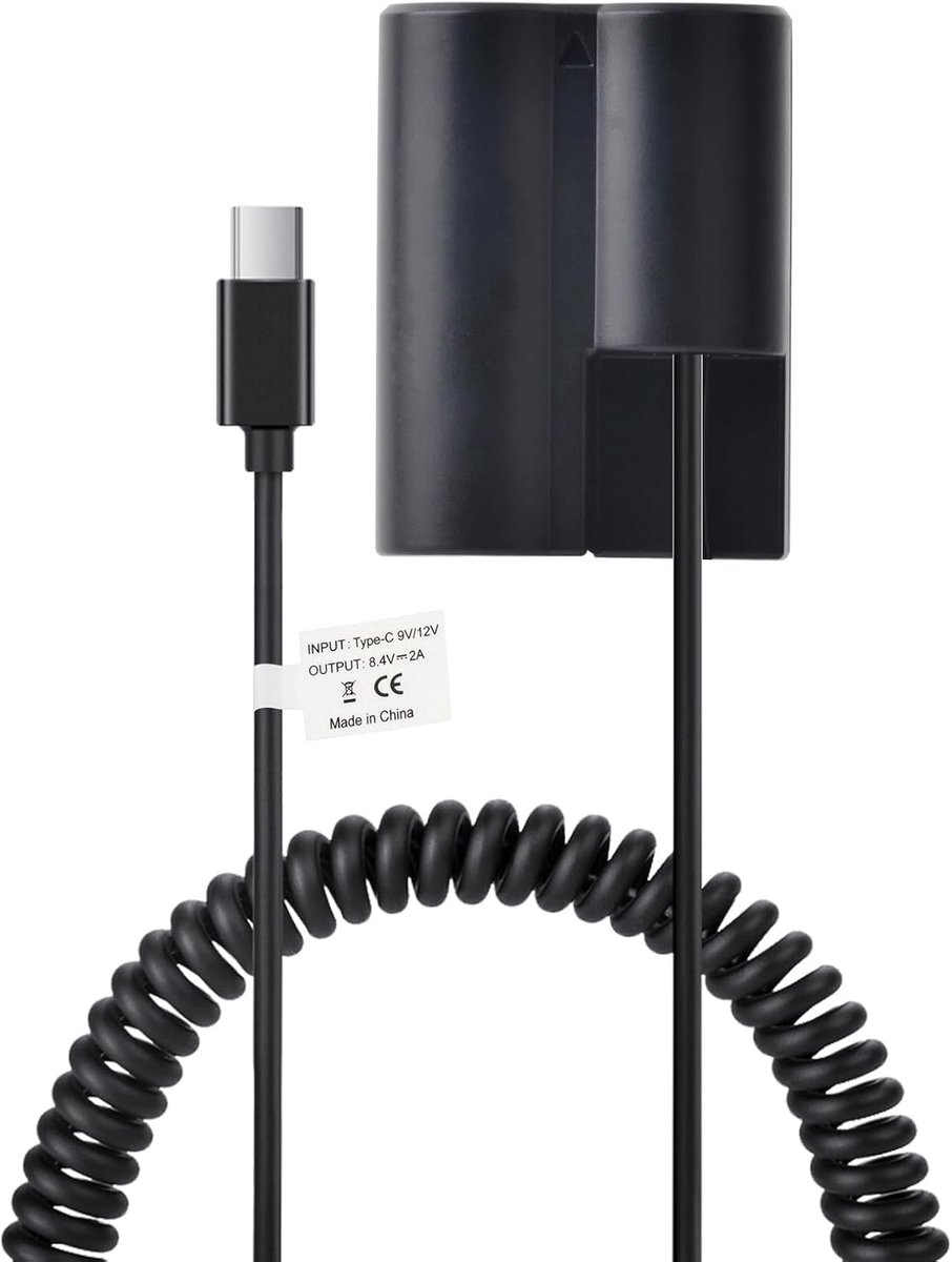 Dummy batterij NP-W235 - USB Type-C - Voor langdurig filmen - Geschikt voor Fujifilm X-T5, X-T4 en meer - ShopVlot