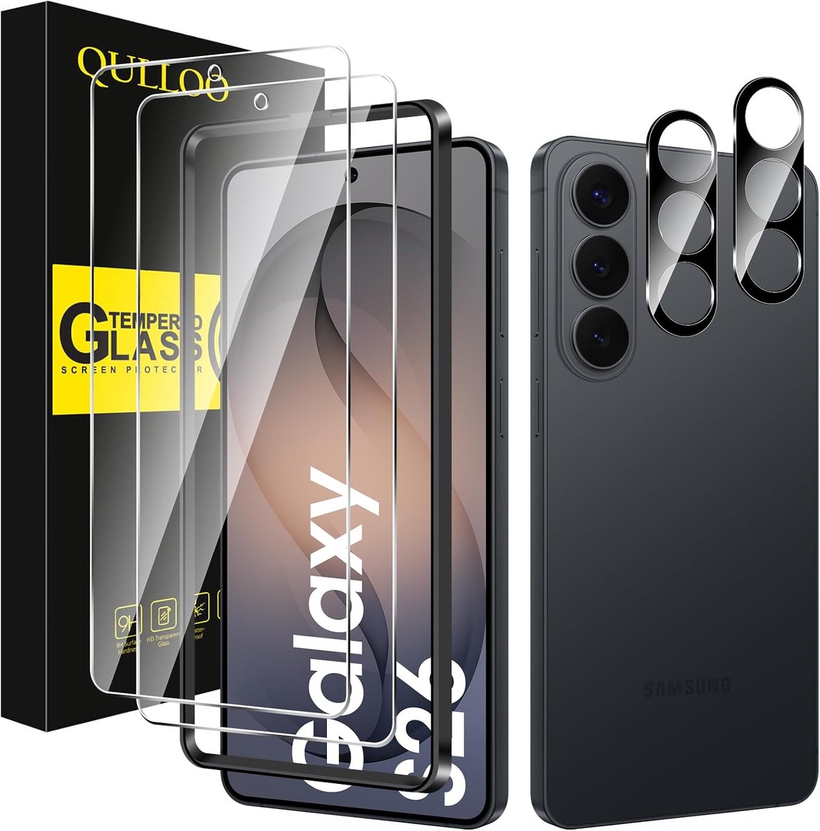Beschermfolie voor Samsung Galaxy S26 - Pantserglas - HD helder - Optimale bescherming voor scherm en camera - ShopVlot
