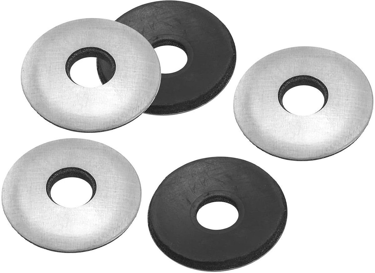 Afdichtringen EPDM-rubber afdichting M8 x 25 mm, 50 stuks schroefhouders van verzinkt neopreen rubber voor het dak van industriële huishoudelijke machines