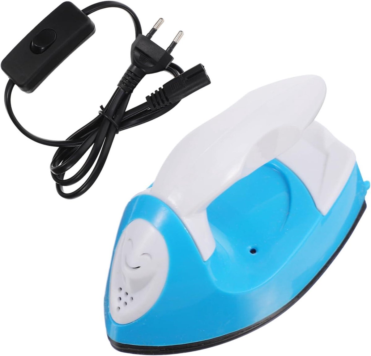 Mini Strijkijzer - Hittepers Accessoire - Hitte Transfer - Snelle Preheating - 10 x 6.5 x 5.8 cm - Blauw