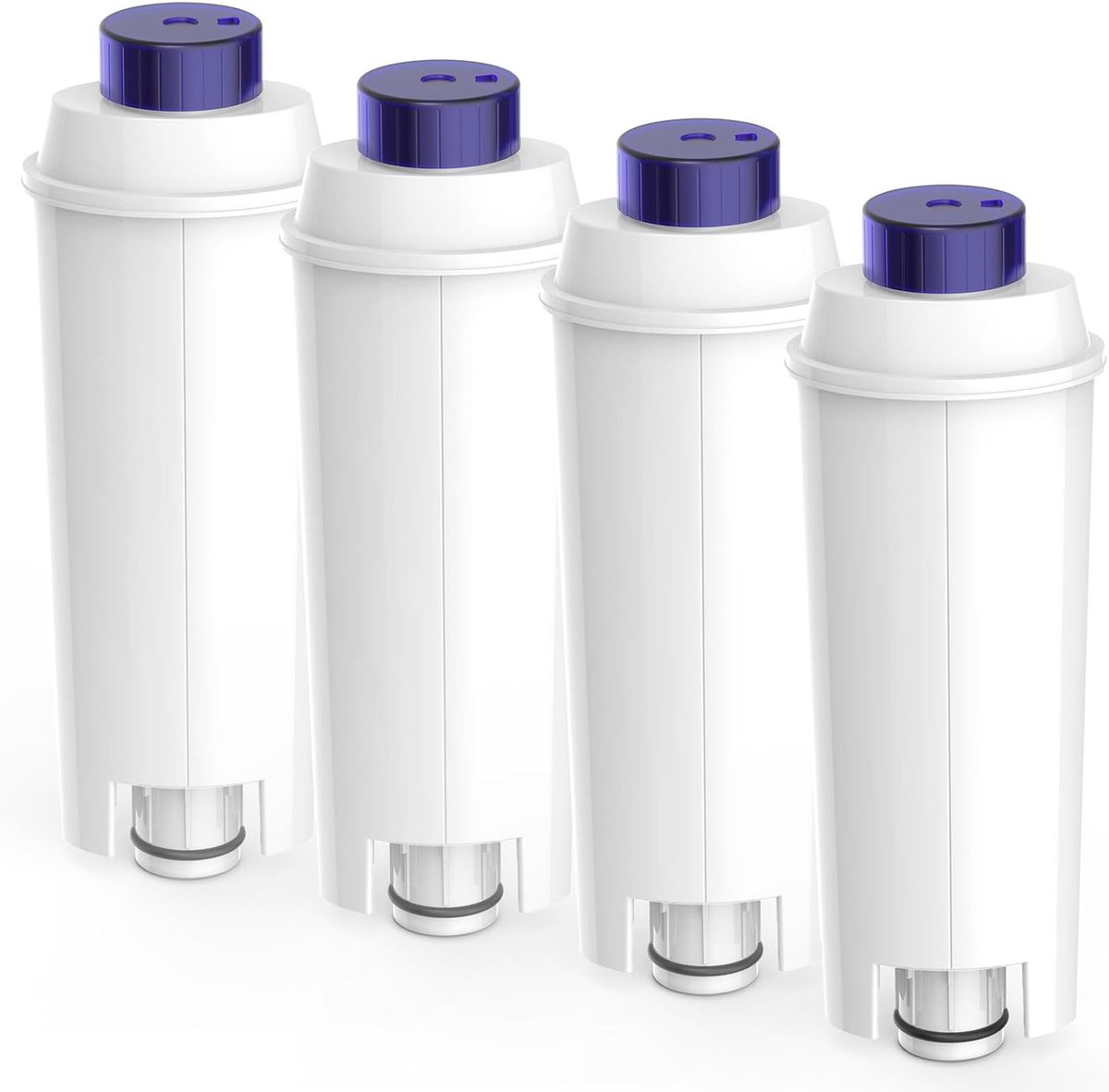 Waterfilter Set (4 Stuks) - Compatibel met Filtermachine, Ontkalker, Koffiezetapparaten DLSC002 Dinamica ECAM, ETAM, EC, BC Serie