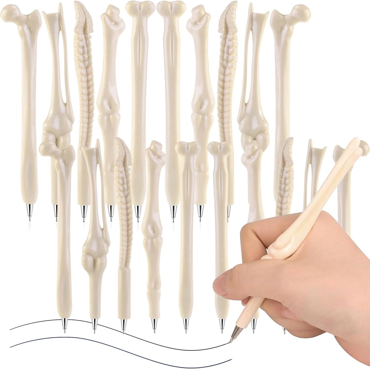 Balpen, 0,7 mm Zwarte/Blauwe Inkt, Creatieve Design Nieuwigheid Grappige Schrijfwaren Geschenk Voor Dokter Verpleegster Ziekenzuster Arts Vrienden Leraar Student Enz (20 Stuks)