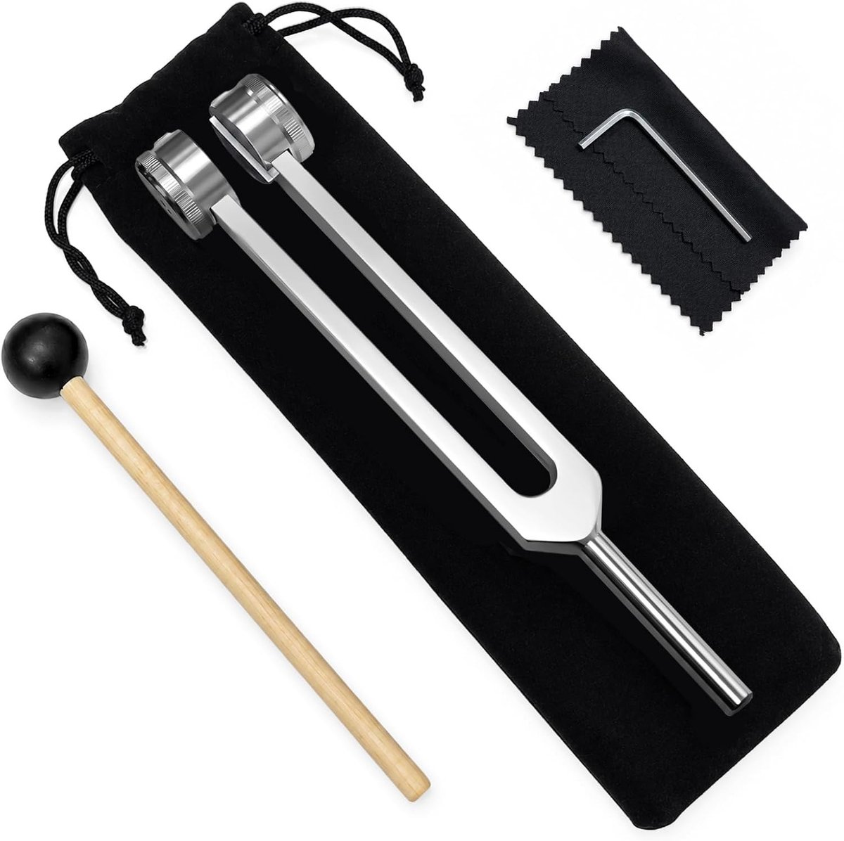 128 Hz stemvork, stemvork voor genezing chakra set (stijl 1)