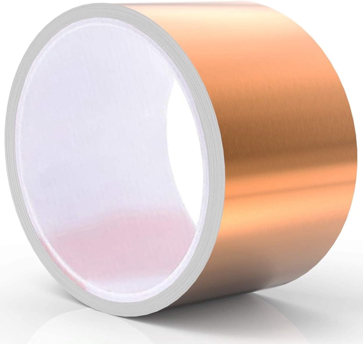 70 mm x 15 m kopertape slakkenafweer, efficiënte EMI koperfolietape tegen slakken en nekslakken, verdikte koperfolie, zelfklevend, middel tegen slakkenkorrels