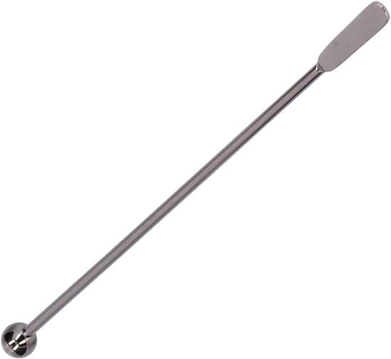 Roerstaaf Stainless Steel - Cocktail roerder - Drankjes Mixen - Gladde Afwerking - 19 cm - Ruthenium Zwart — afbeelding 4