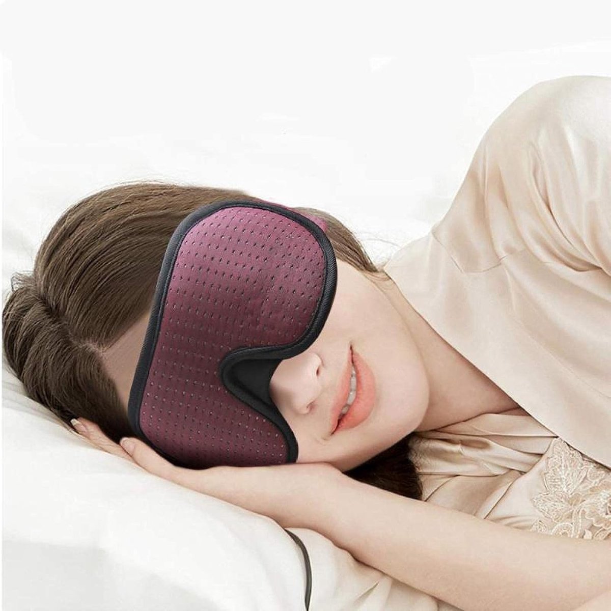 3D-slaapbril, Cover Lichtkleurige Slaapbril, Sleep Aid Mask Goggles