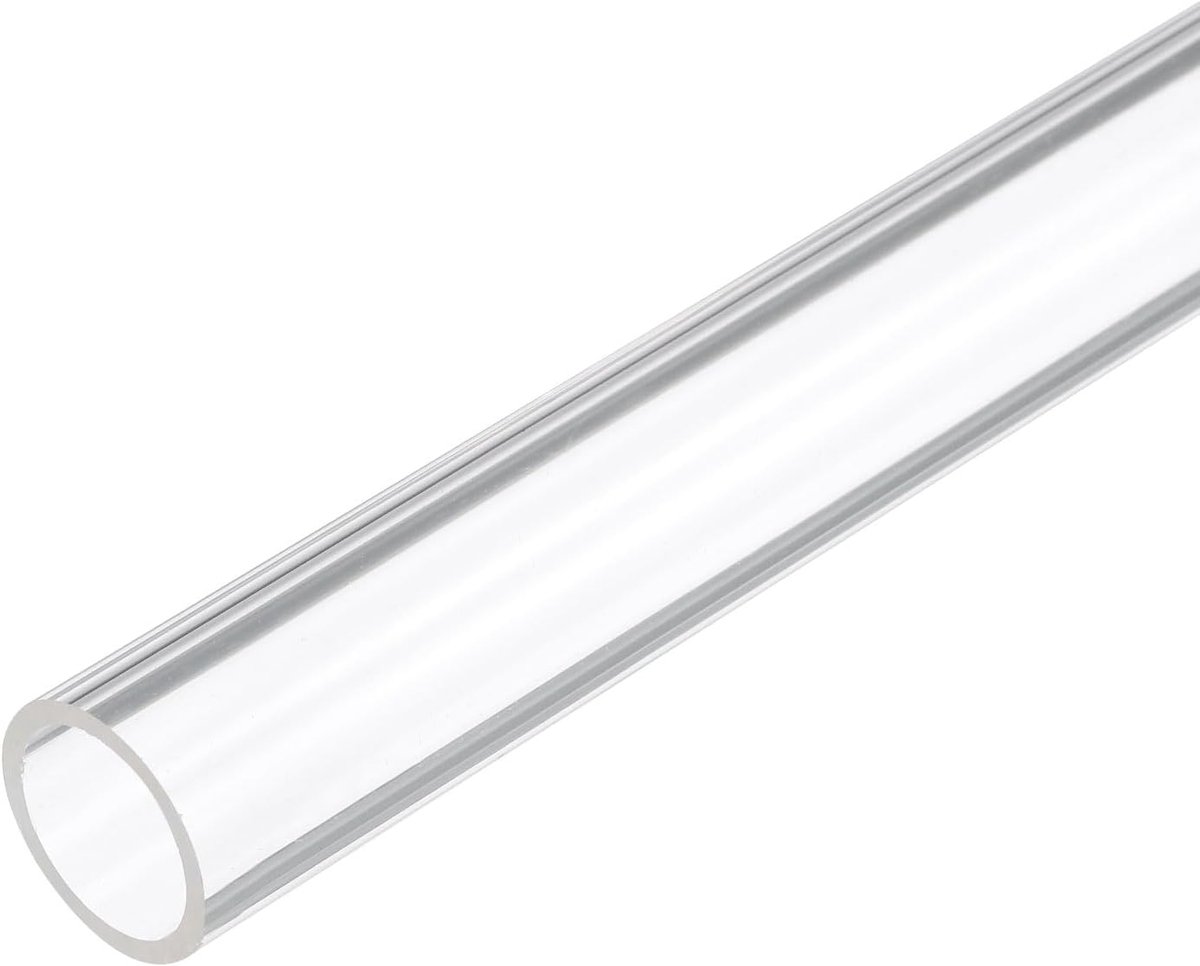 Plastic stijve buis 18 mm x 22 mm (0,7 inch x 7/8 inch) acryl buis ronde polycarbonaat buis, [voor sanitair, hydrauliek, aquarium, doe-het-zelf]