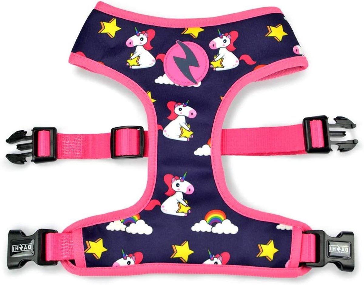 Honden Tuigje - Harnas Hond - Wandelen Buiten - Ademend Mesh - Extra Groot - Unicorn