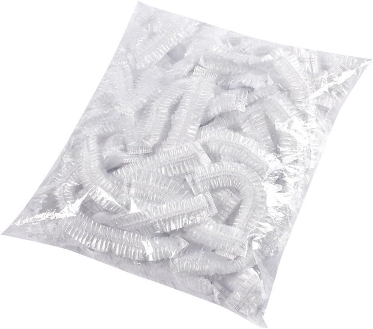 Douchemutsen, elastische haarelastiekjes voor vrouwen, reizen, thuisgebruik (groot en dik)