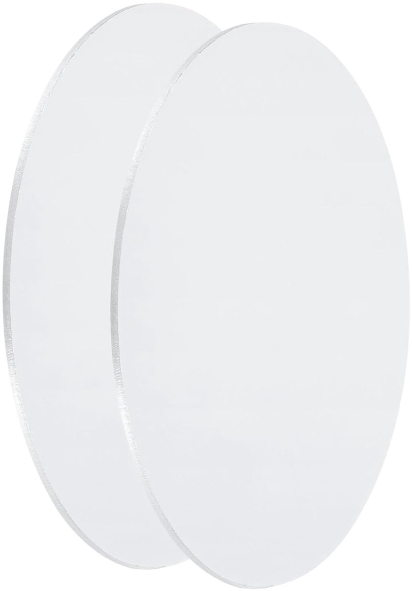 2 stuks aluminium schijven 150 mm diameter 2,5 mm dikke ronde aluminium platen 6061 aluminium cirkels voor metalen reliëf