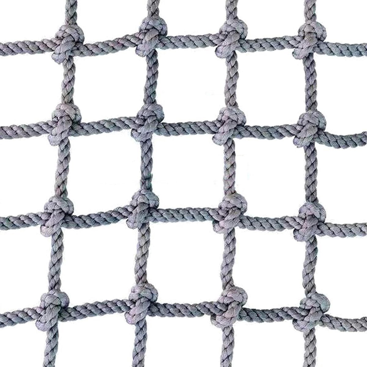 Klimnet voor kinderen - Veiligheidsnet touw - Buitenspelen klimmen - Sterk polyamidemateriaal - 1 x 2 meter - Zwart