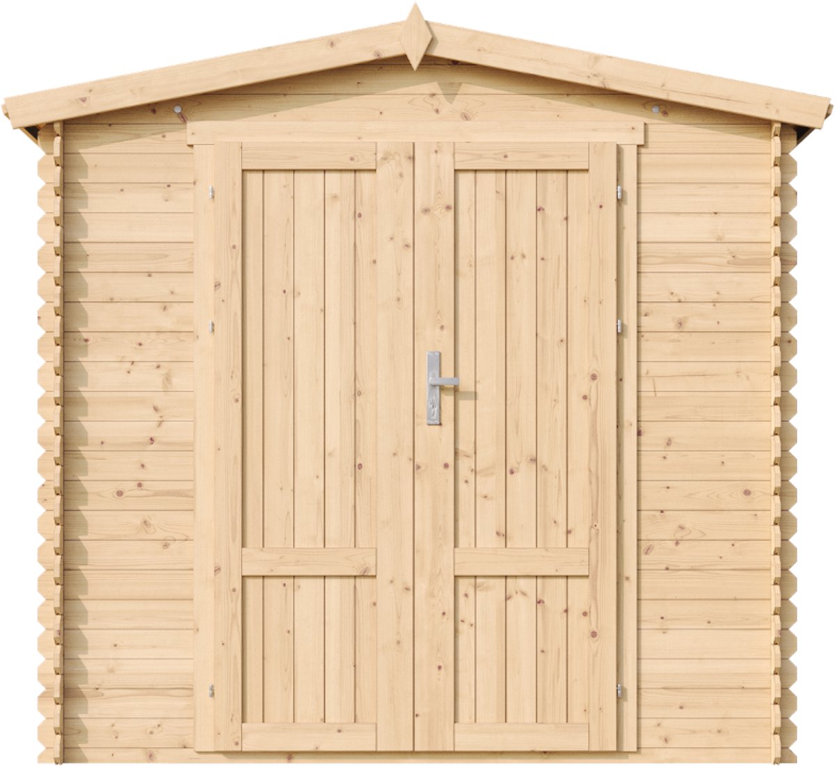 Timbela M369F1+M369G - Houten tuinhuis - 4,33 m² - 226x236xH224 cm - met vloer