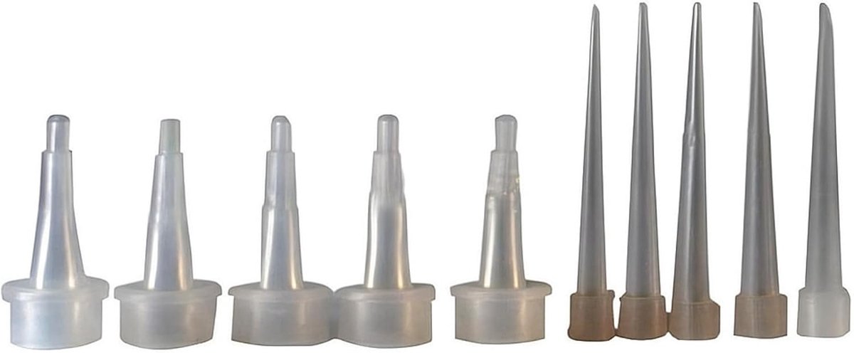 Reparatiecaps - 10 vervangingsdoppen - Precisie pipetten - Voor nauwkeurige lijmtoepassing - ShopVlot