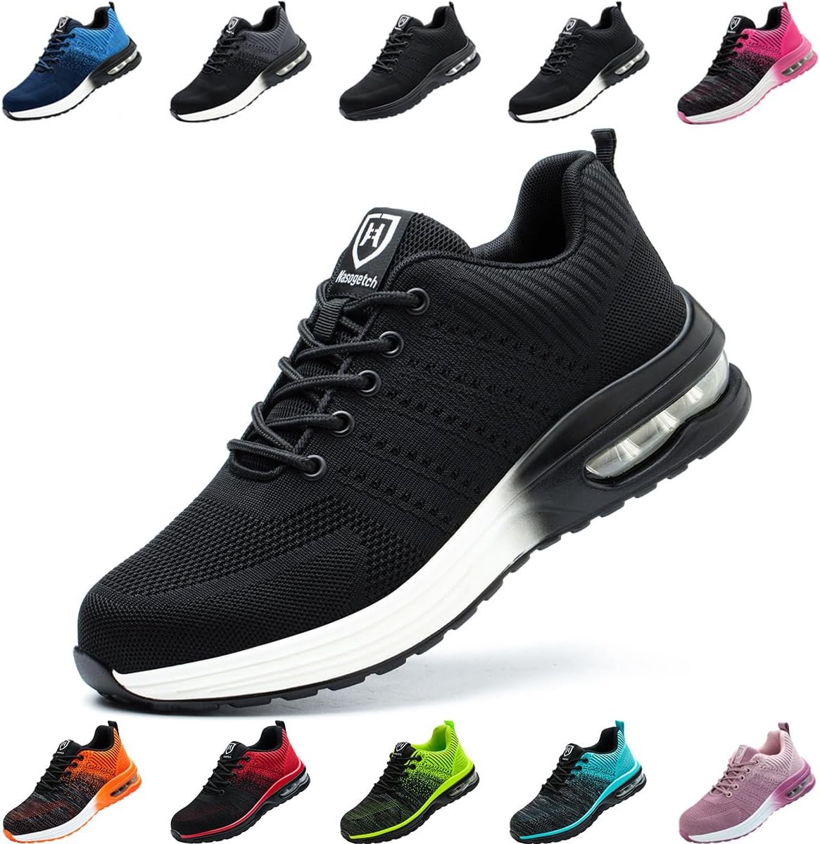 Veiligheidssneakers heren en dames - Stalen neuzen - Lichtgewicht en comfortabel - Ideaal voor werk - SnelShoppen