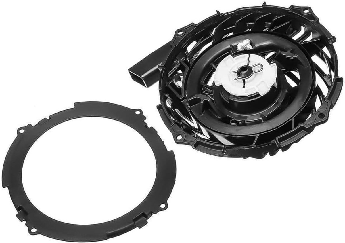 Terugslagstarter Grasmaaier - Startmotor Starter - Grasmaaier Starten - Brede Compatibiliteit - ca. 172 mm afstand boutgaten - Zwart