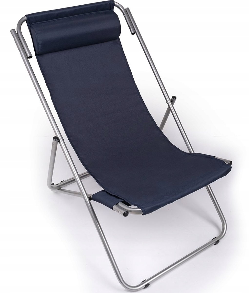 Comfortabele Ligstoel met Kussen voor Balkon, Terras, Strand & Tuin