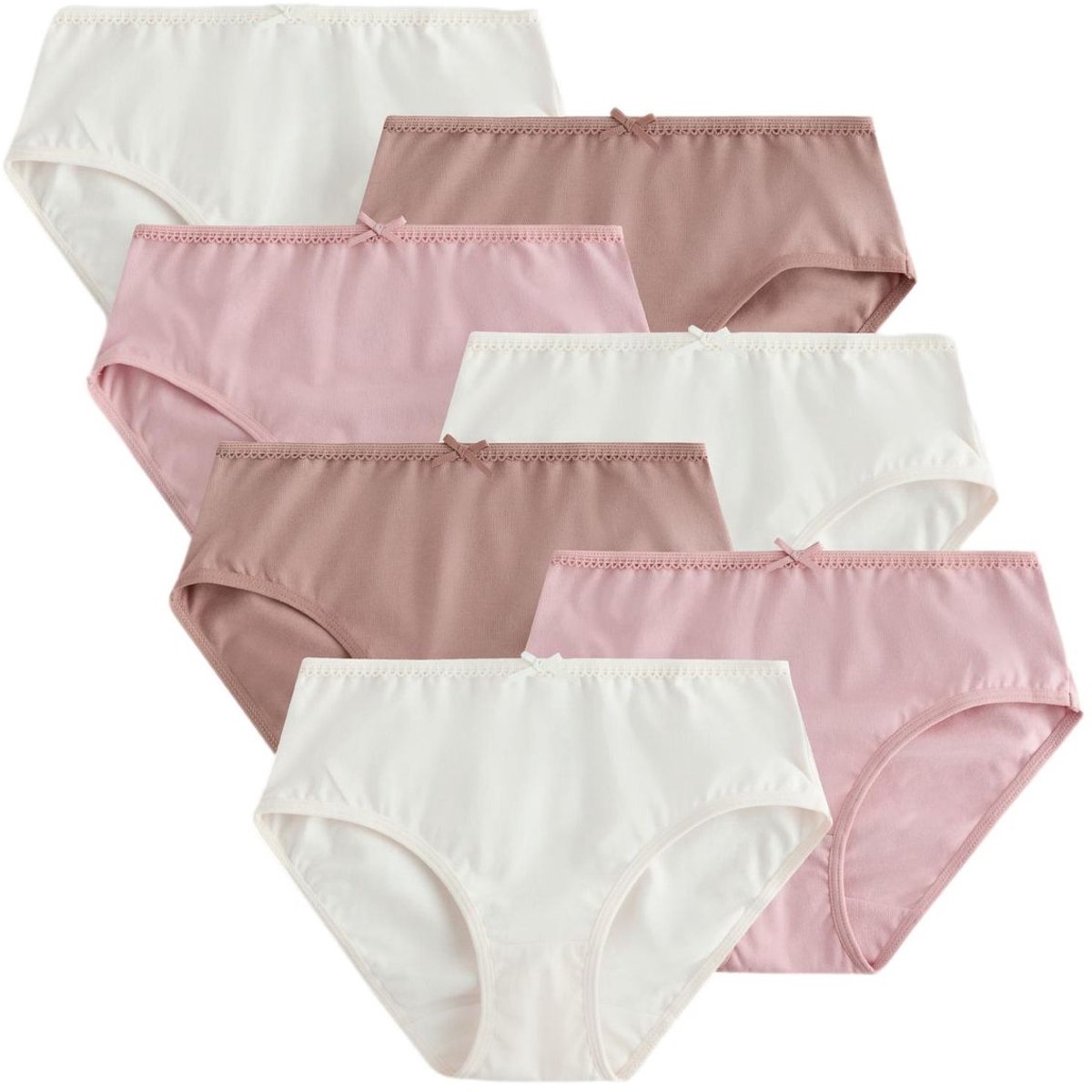 Next - Meisjes - Set van 7 slips - Bruin