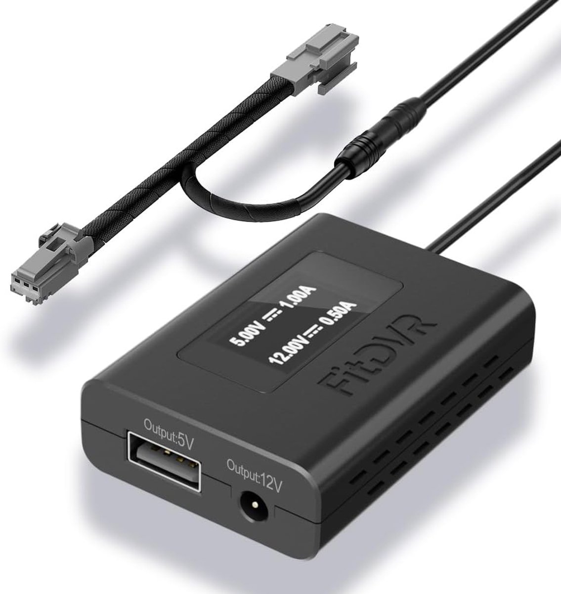 Dashcam poweradapter 3-pins - Geschikt voor Ford Ranger 2019-2023 en Escape 2013-2020 - Eenvoudig te installeren - ShopVlot