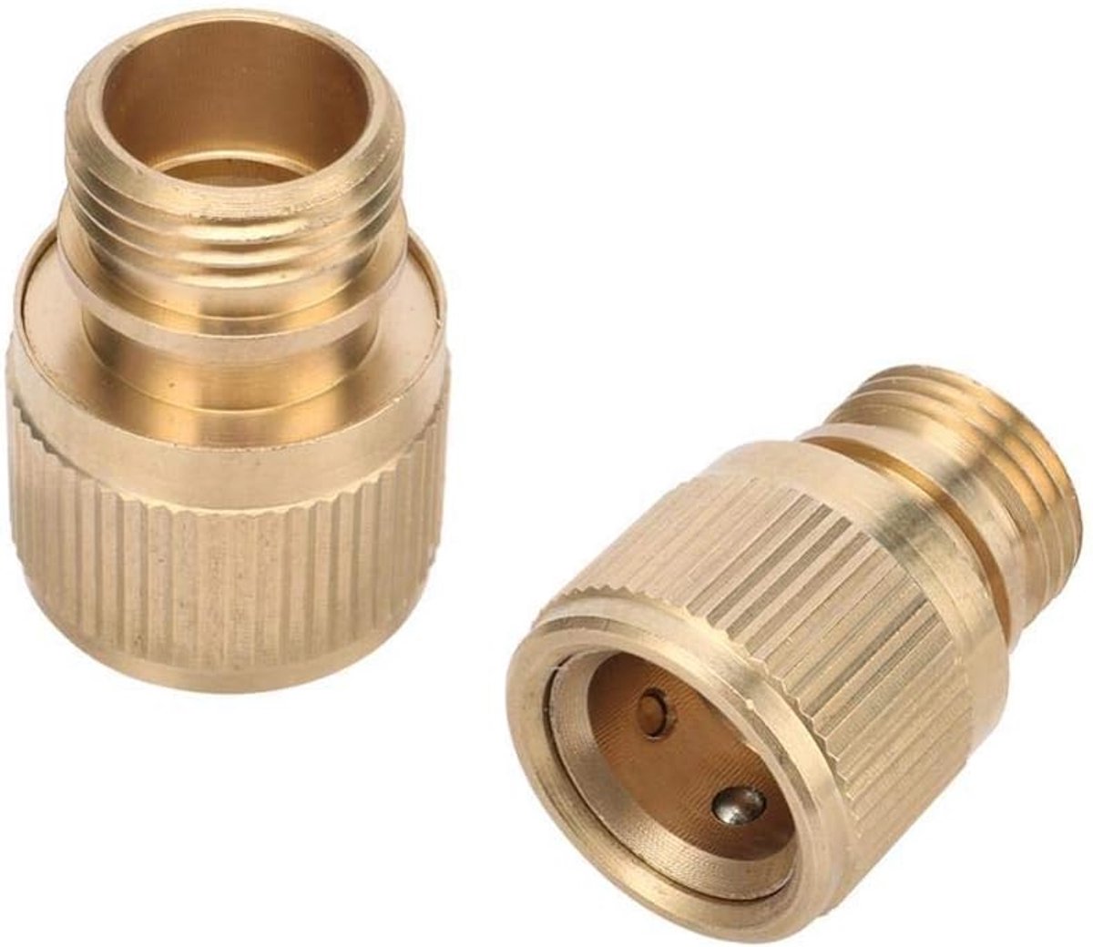 Hose connectors 1/2" mannelijke schroefdraad - messing snelkoppeling - lichtgewicht en duurzaam - ideaal voor tuinieren - ShopVlot